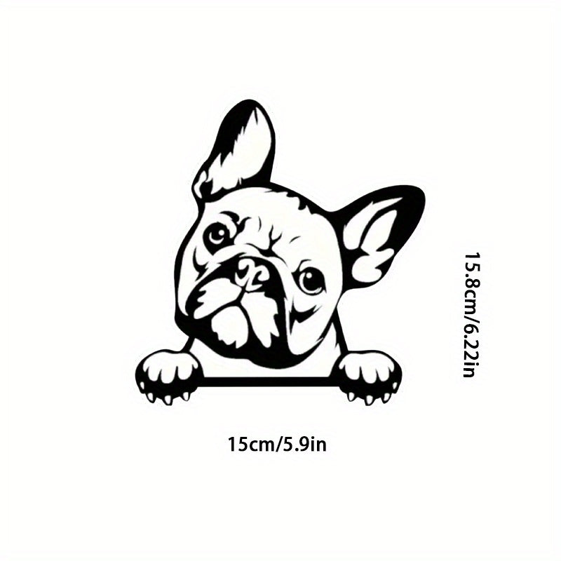 Sticker Vinilo Bulldog Francés – Resistente y Duradero