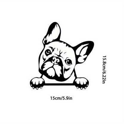 Sticker Vinilo Bulldog Francés – Resistente y Duradero