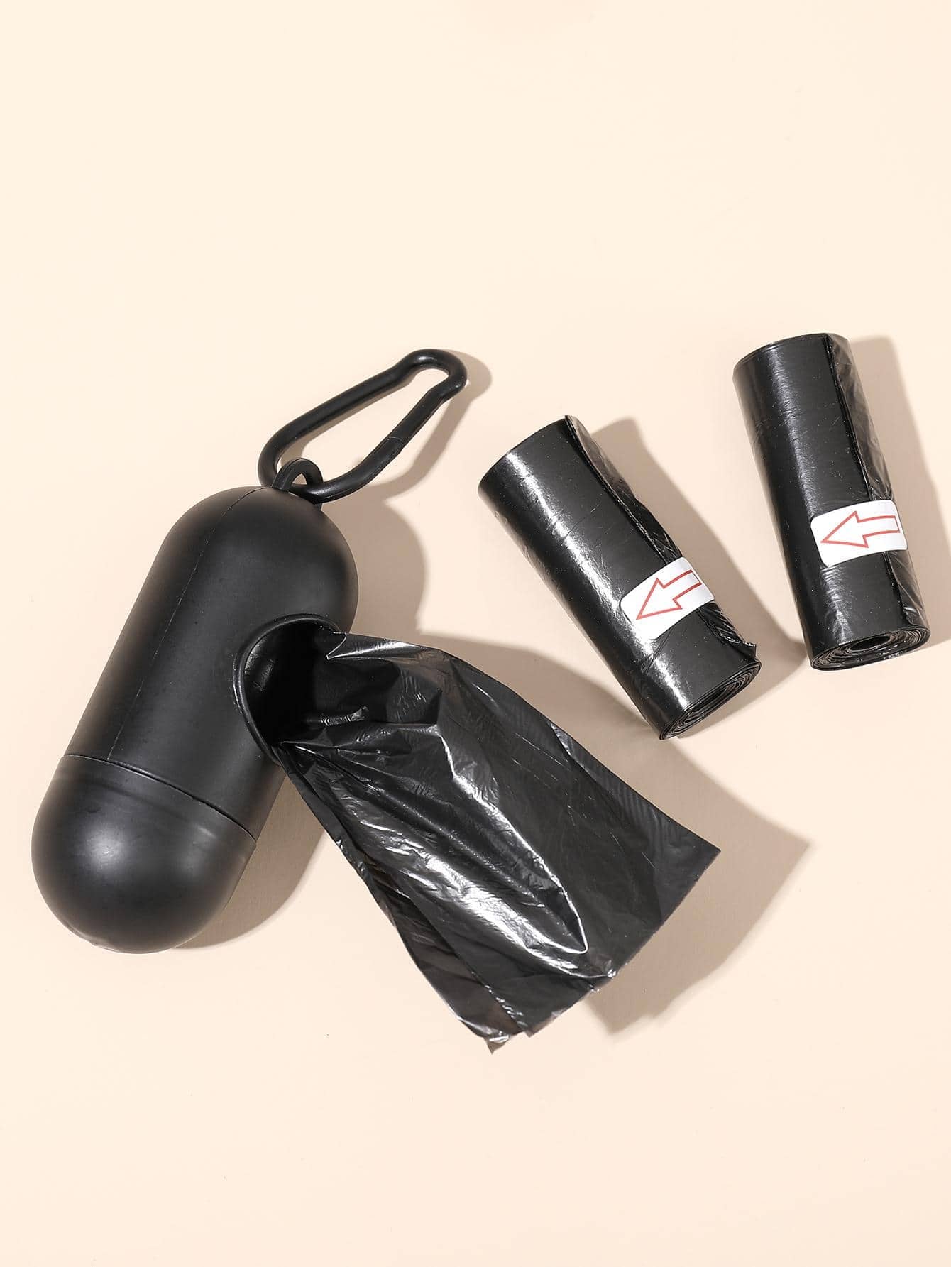 3Pcs Pet Poopbag & 1Pc Pet Waste Bag Dispenser