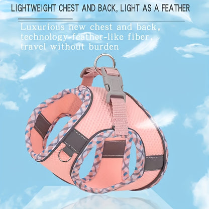 Arnés Reflectante de Malla Premium para Perros – Diseño Antiescape 360°