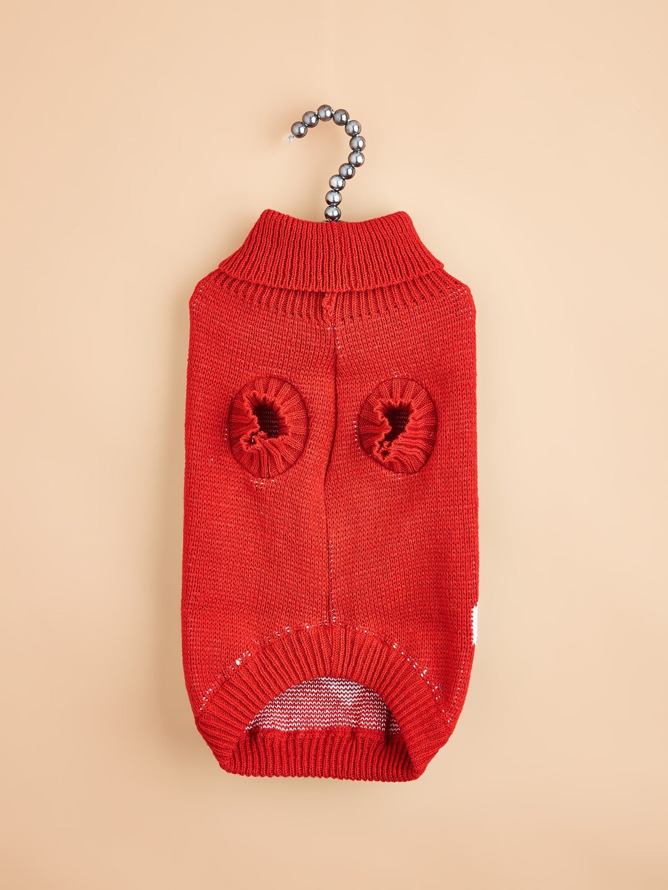 Valentine'S Day Autumn and Winter Pet Clothes, Red Heart and Lovely Heart Knitted Sweater Dress, Suitable for Teddy, French Bulldog, Bichon, Panda and Cat