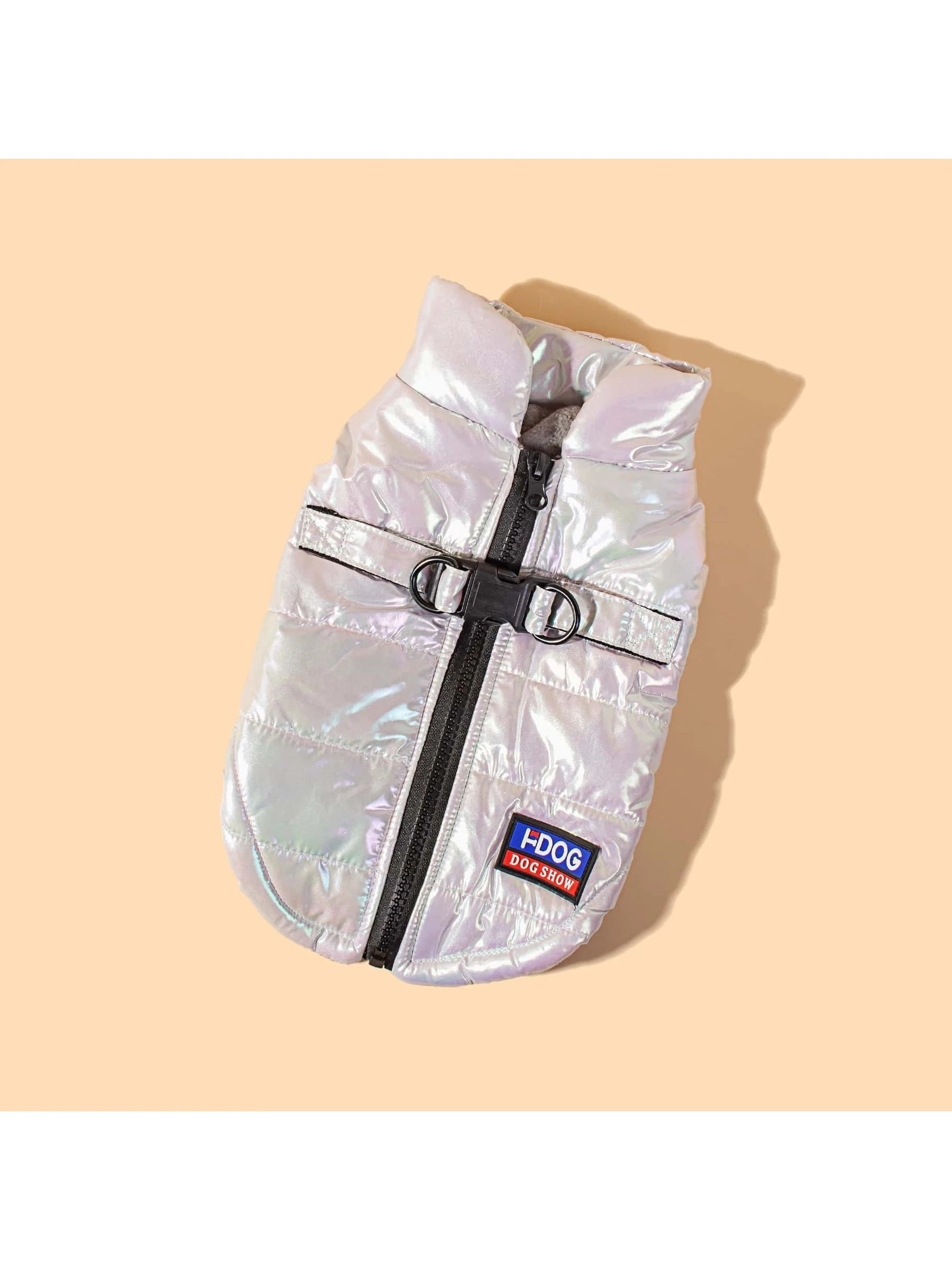 1Pc Colorblock Pet Coat