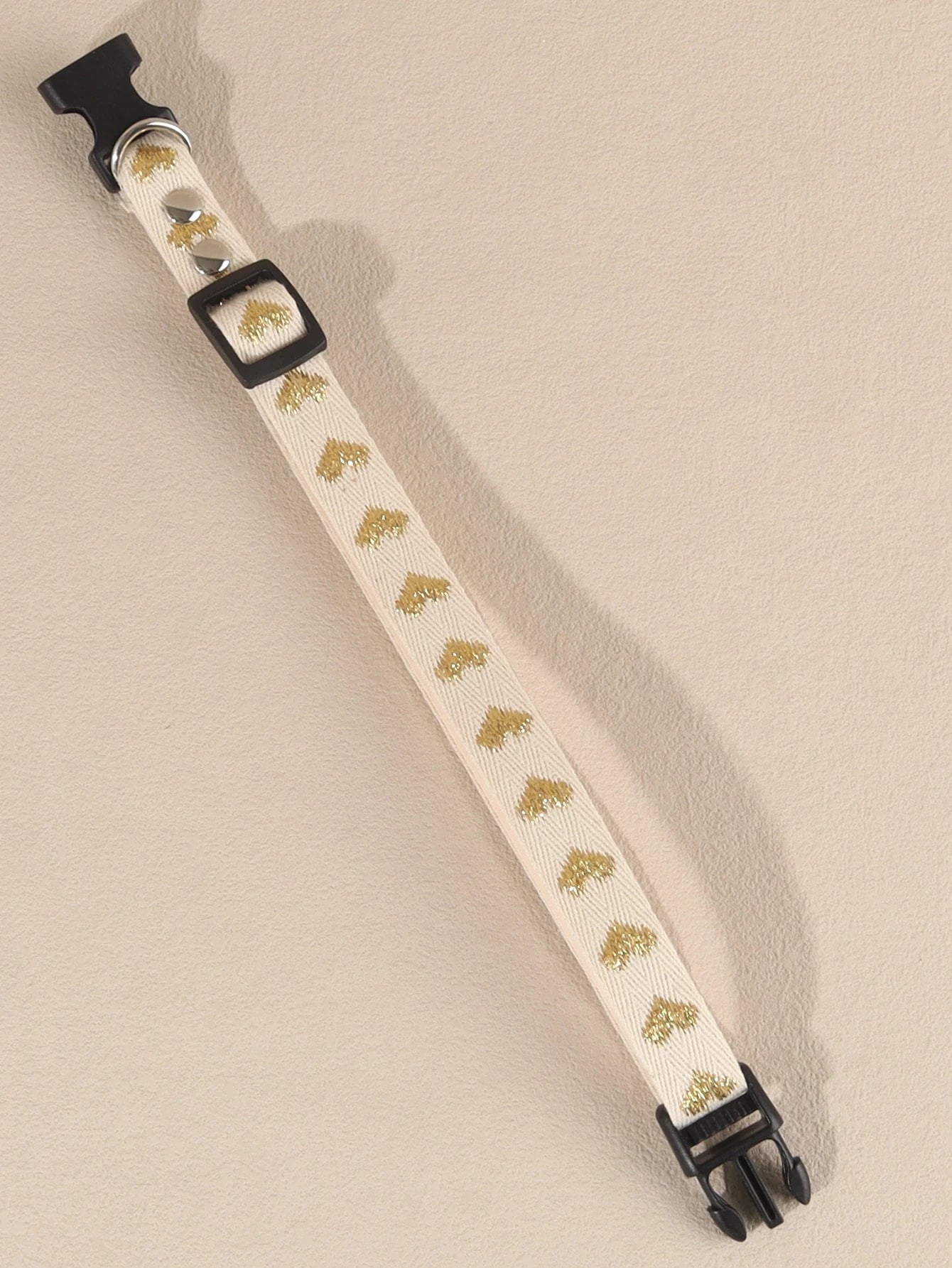 Cute Heart Patterned Jacquard Pet Collar - Perfect for Small Cats and Dogs! 🐾💖 Ideal for Home & Outdoor Adventures!