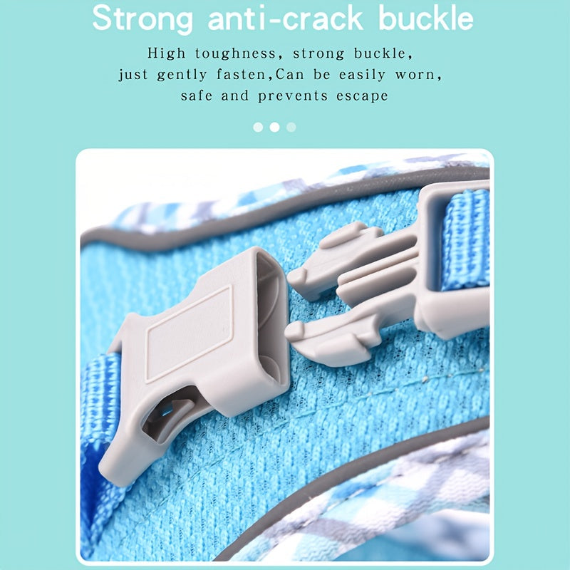 Arnés Reflectante de Malla Premium para Perros – Diseño Antiescape 360°