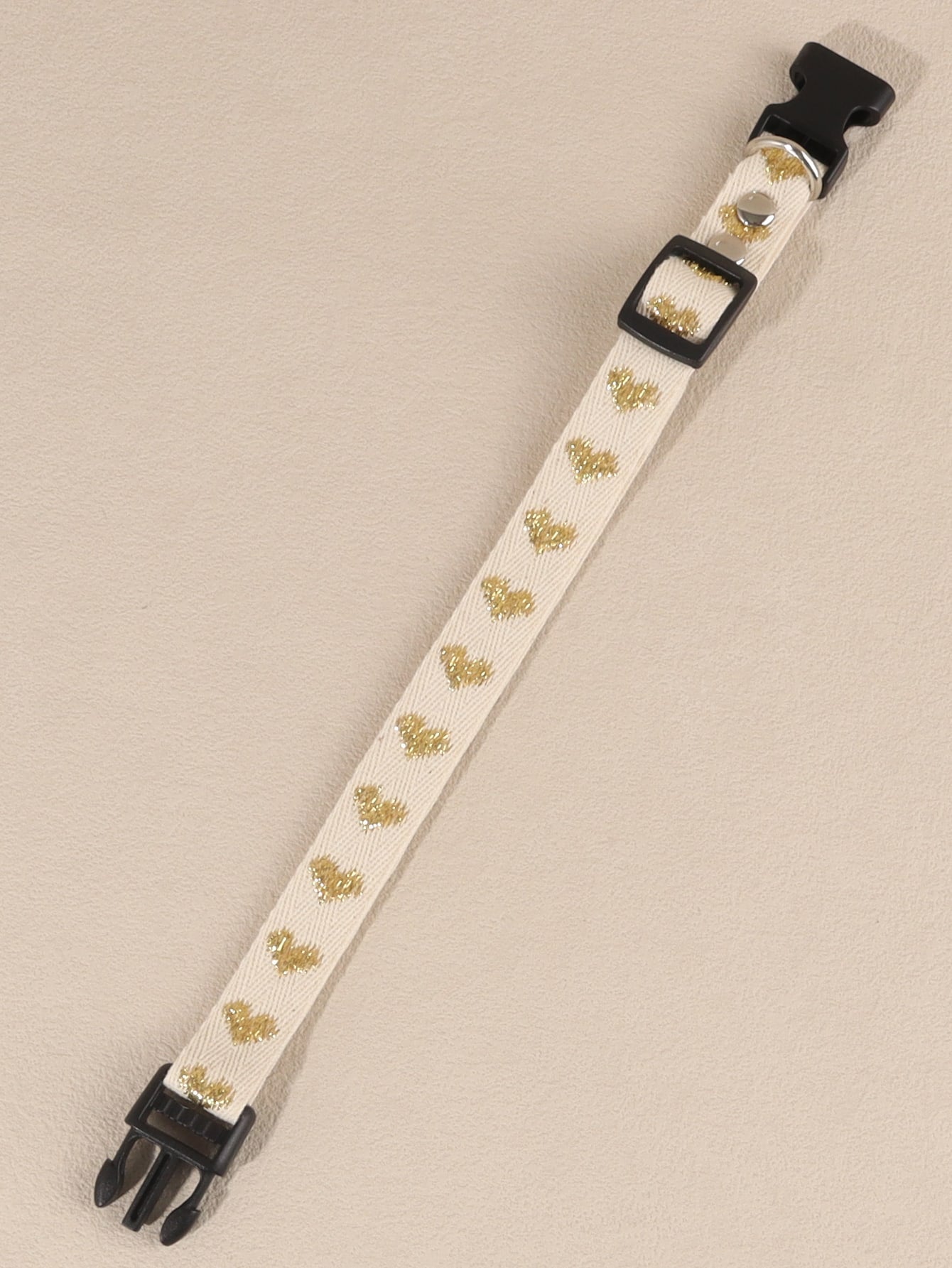 Cute Heart Patterned Jacquard Pet Collar - Perfect for Small Cats and Dogs! 🐾💖 Ideal for Home & Outdoor Adventures!