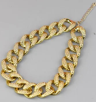 Plastic Dog Collar Chain Bulldog Lightweight Necklace Cat Collar Pet Accessories Small Medium Large Pet Necklace Accessories