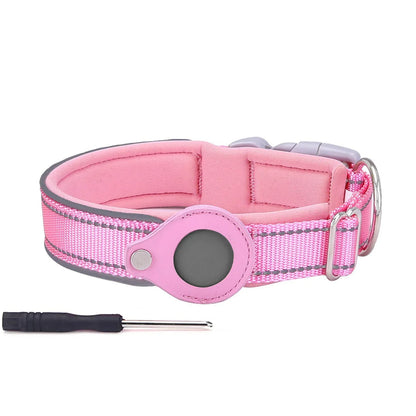 Anti-Lost Dog Accessories Airtag Dog Collar Pet Air TagTracker Protective Case for Dog Positioning Collar Collar Para Perro