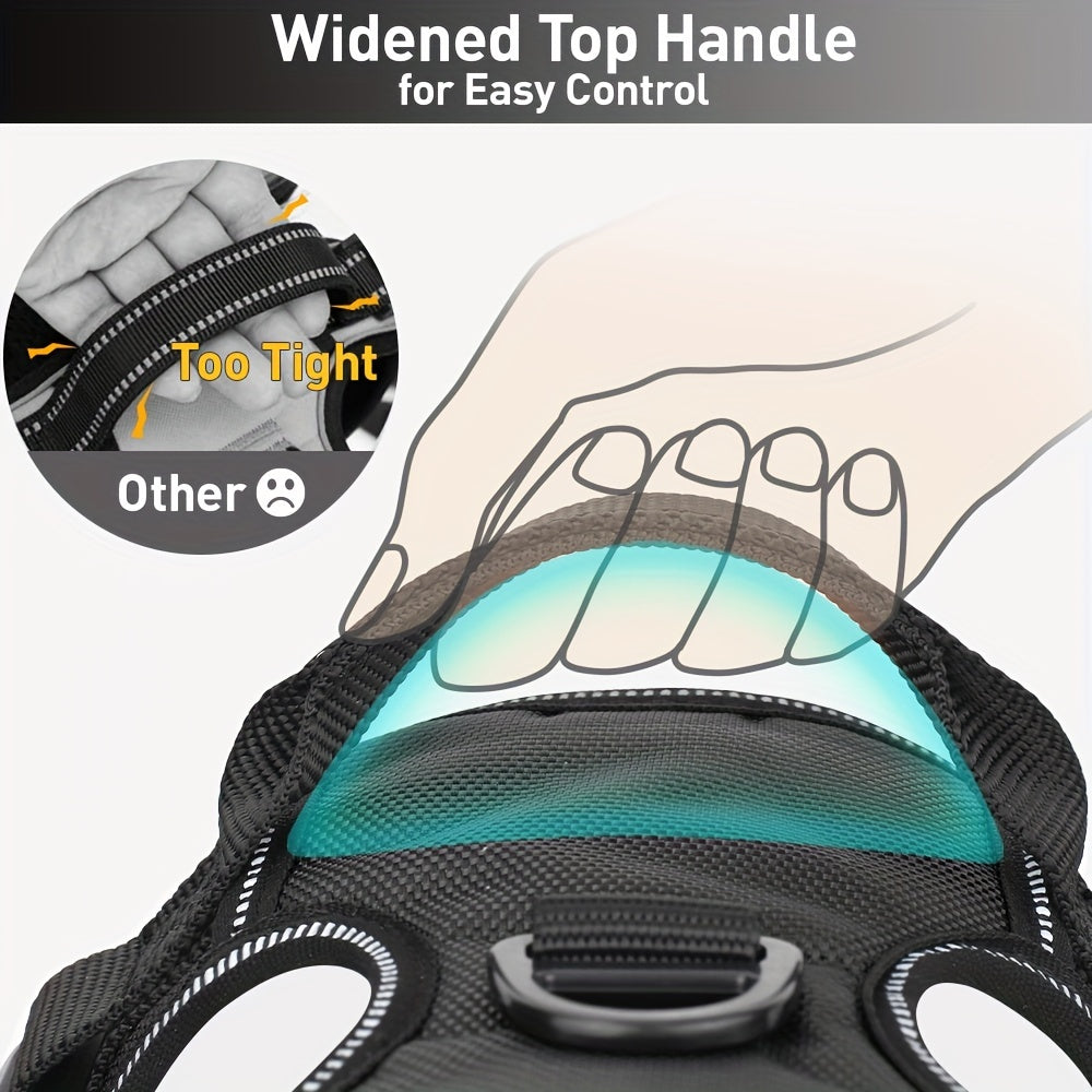 Arnés y Correa JOYTALE para Perros – Ajustable, Reflectante y Antitirones