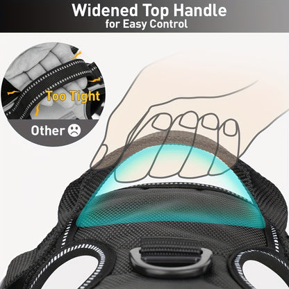 Arnés y Correa JOYTALE para Perros – Ajustable, Reflectante y Antitirones