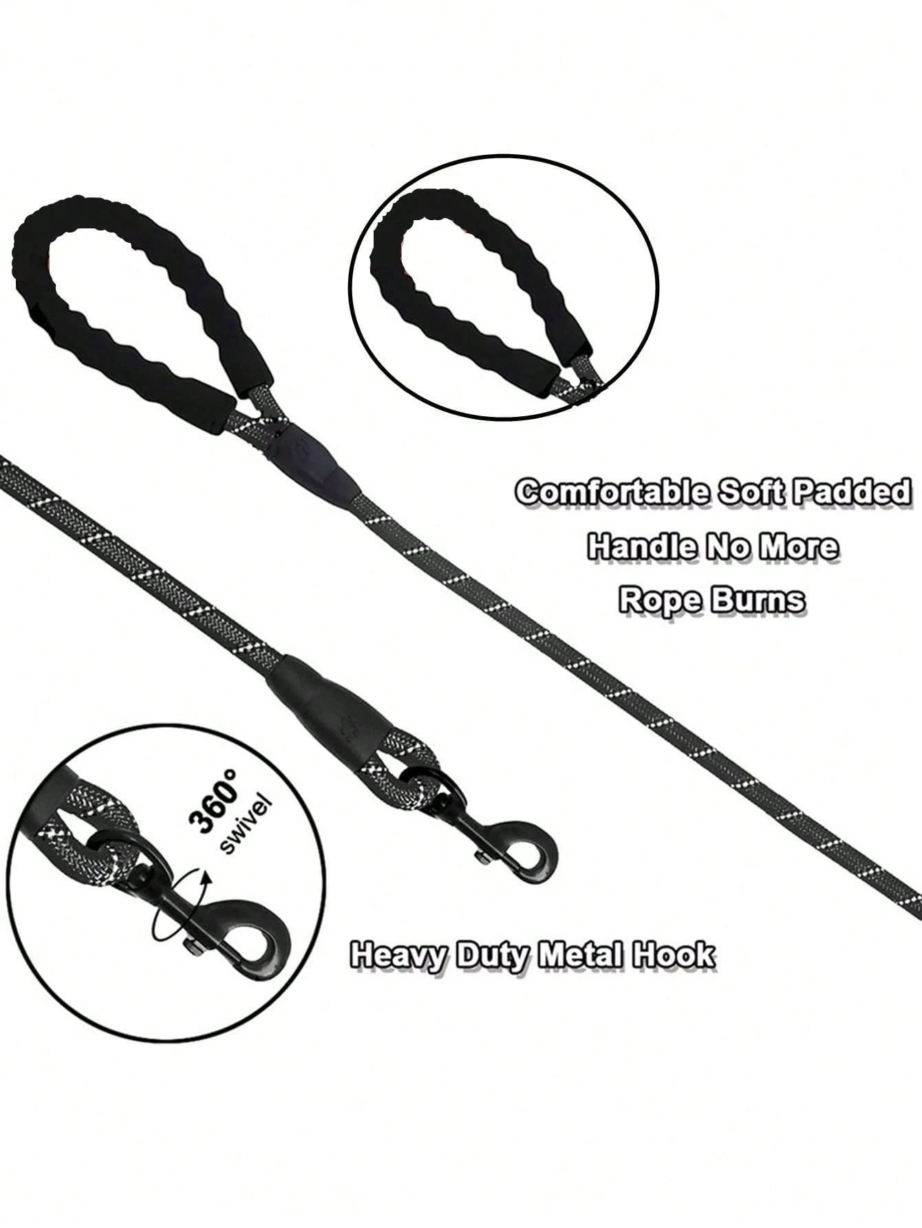 1Pc Reflective Pet Leash for Dog for Outdoor