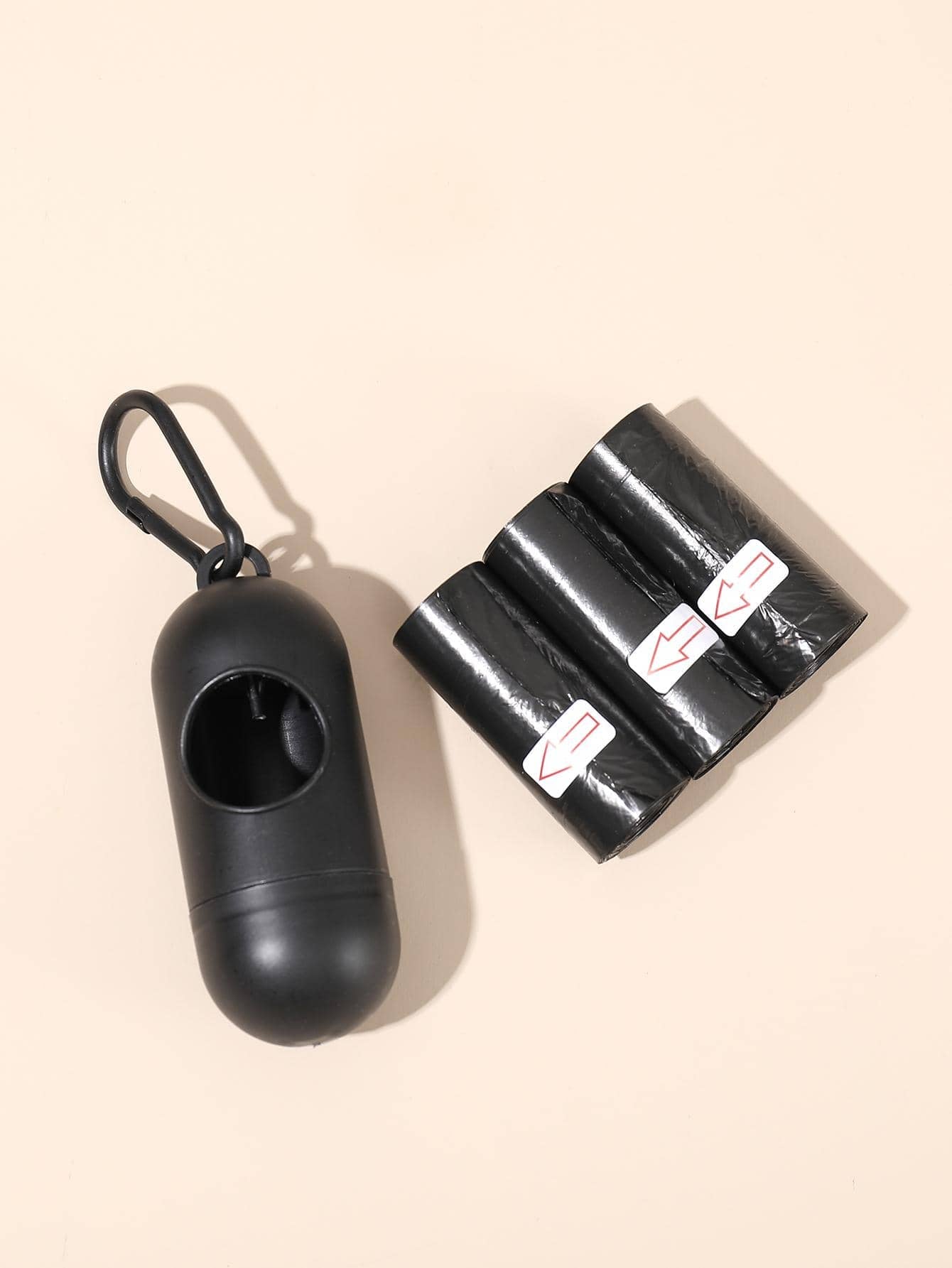 3Pcs Pet Poopbag & 1Pc Pet Waste Bag Dispenser