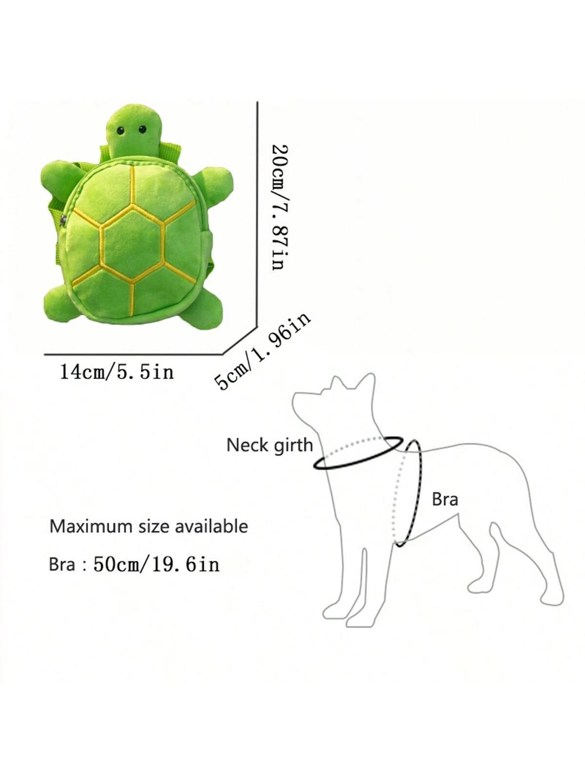1Pc Green Pet Carrier Bag